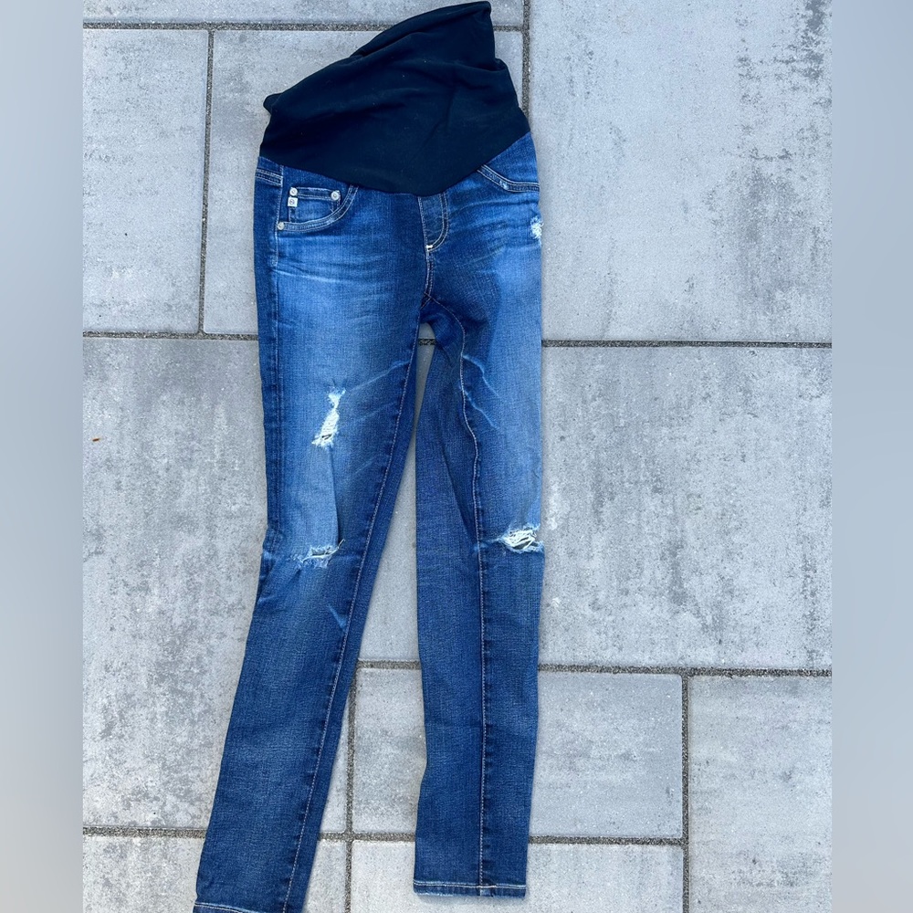 AG maternity legging ankle skinny Jean size 26